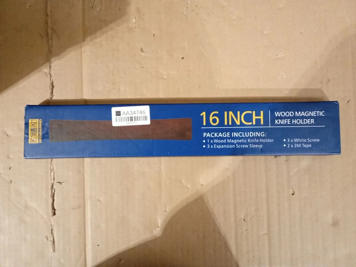HOSHANHO Magnetic Knife Strips Magnetic Holder Wall Acacia 0.67x15.75x2.48in