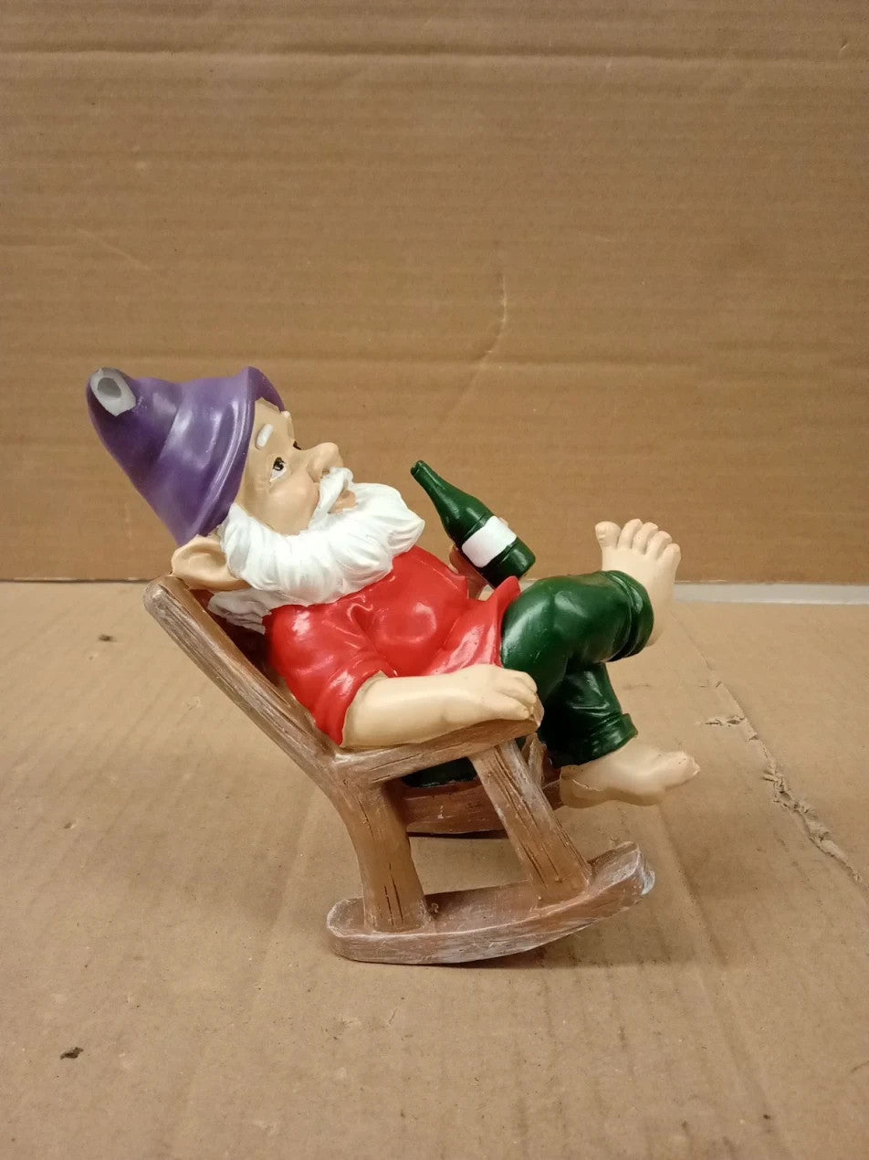Outdoor Funny Garden Gnomes Decoration Statue Dwarf Figurines Ornament Resin