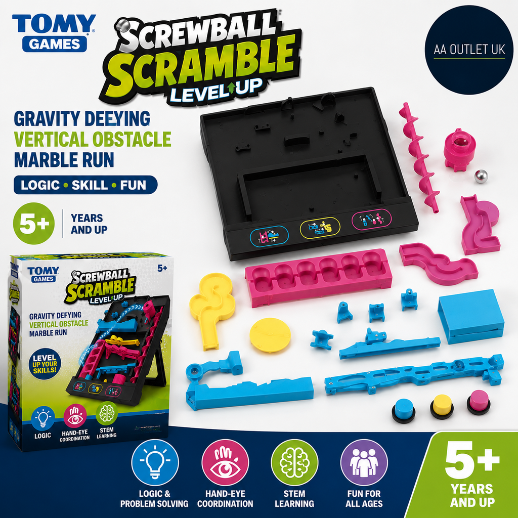 TOMY Games Screwball Scramble Level Up Gravity Defying Vertical Obstacle Course