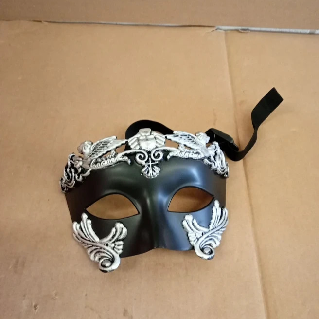 MYSEUNI Men's Roman Greek Venetian Masquerade Mask Fancy Dress Party Design New