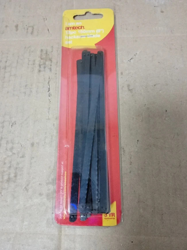 Amtech M1300 150mm 6in Hacksaw Blades Carbon Steel Accurate Cutting