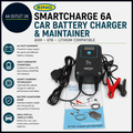 Ring SmartCharge 6A Car Battery Charger Maintainer AGM EFB Lithium Design