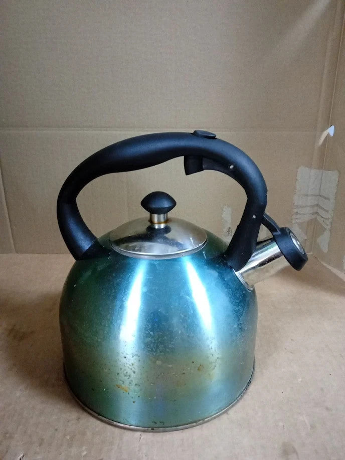 Amazon Basics 2.3L Stainless Steel Kettle Teal Made High Quality Durable Modern