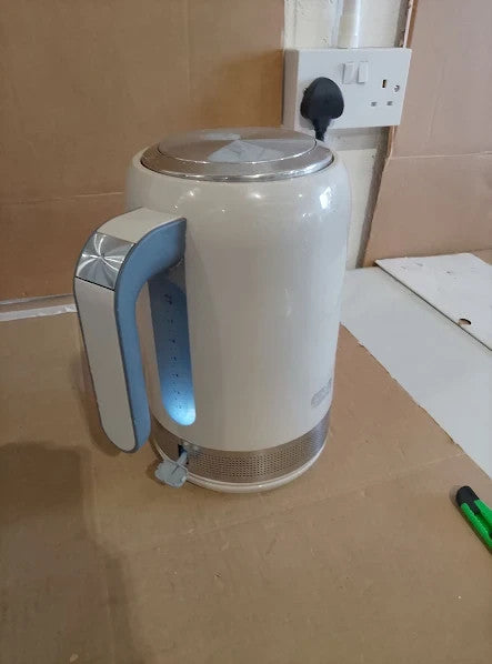 Breville High Gloss Electric Kettle 1.7L 3kw Fast Boil Cream 9.1x5.9x9.4cm