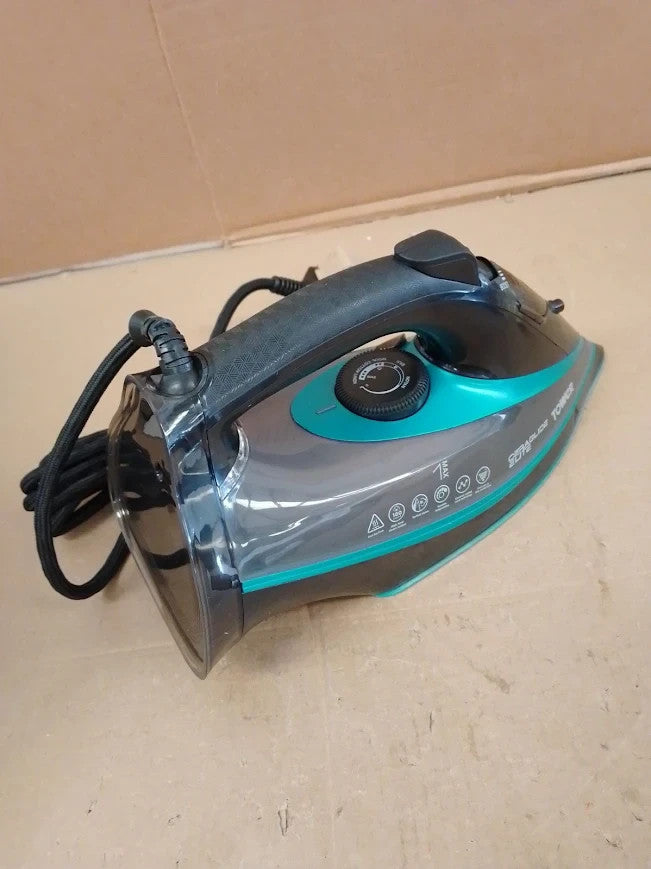 Tower Steam Iron 3100W Fast Heat Up Quick Ironing 180g Steam Boost T22013TL