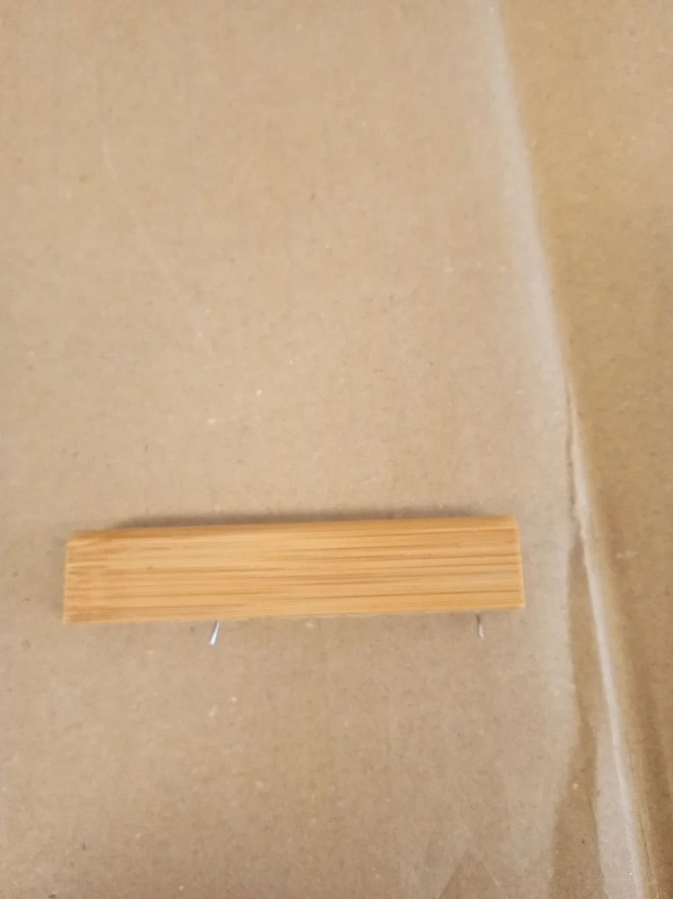 Habitat Bamboo Bread Bin Roll Top Lid 16x38x26cm Full Loaf Kitchen Kit