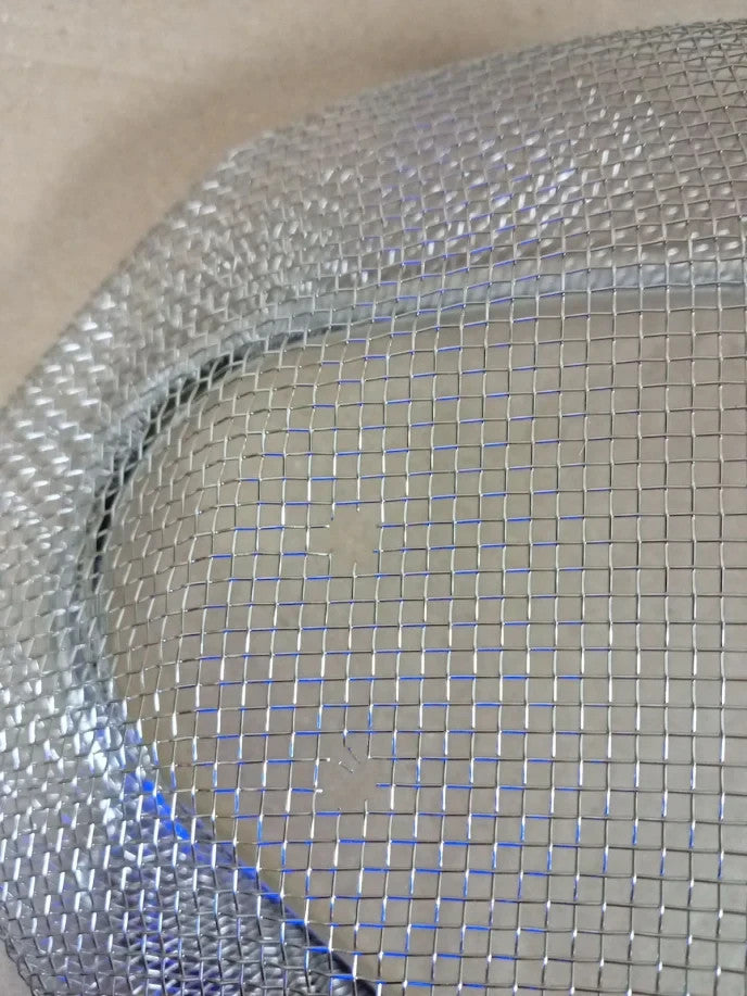 HEMOTON Sink Strainer Basket Triangle Stainless Steel Mesh Drain Filter Silver
