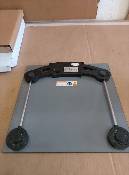 Argos Home Digital Bathroom Scales Capacity 150kg Grey 2.1x27x27cm New