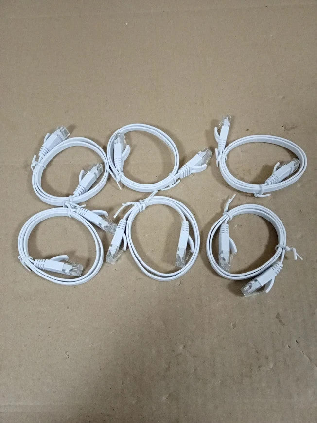 6x RJ45 Ethernet Network Patch Cables LAN Internet Router Broadband Leads New