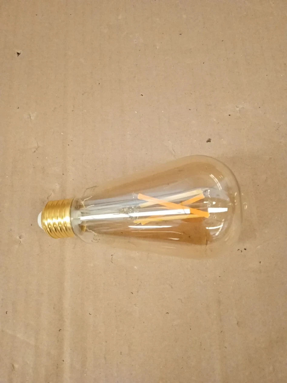 4lite Smart Wiz Connected LED Bulb Amber Filament ST64 E27 Screw WiFi 7W New