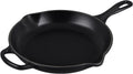 Le Creuset Signature Enamelled Cast Iron Skillet Frying Pan 23cm Black New