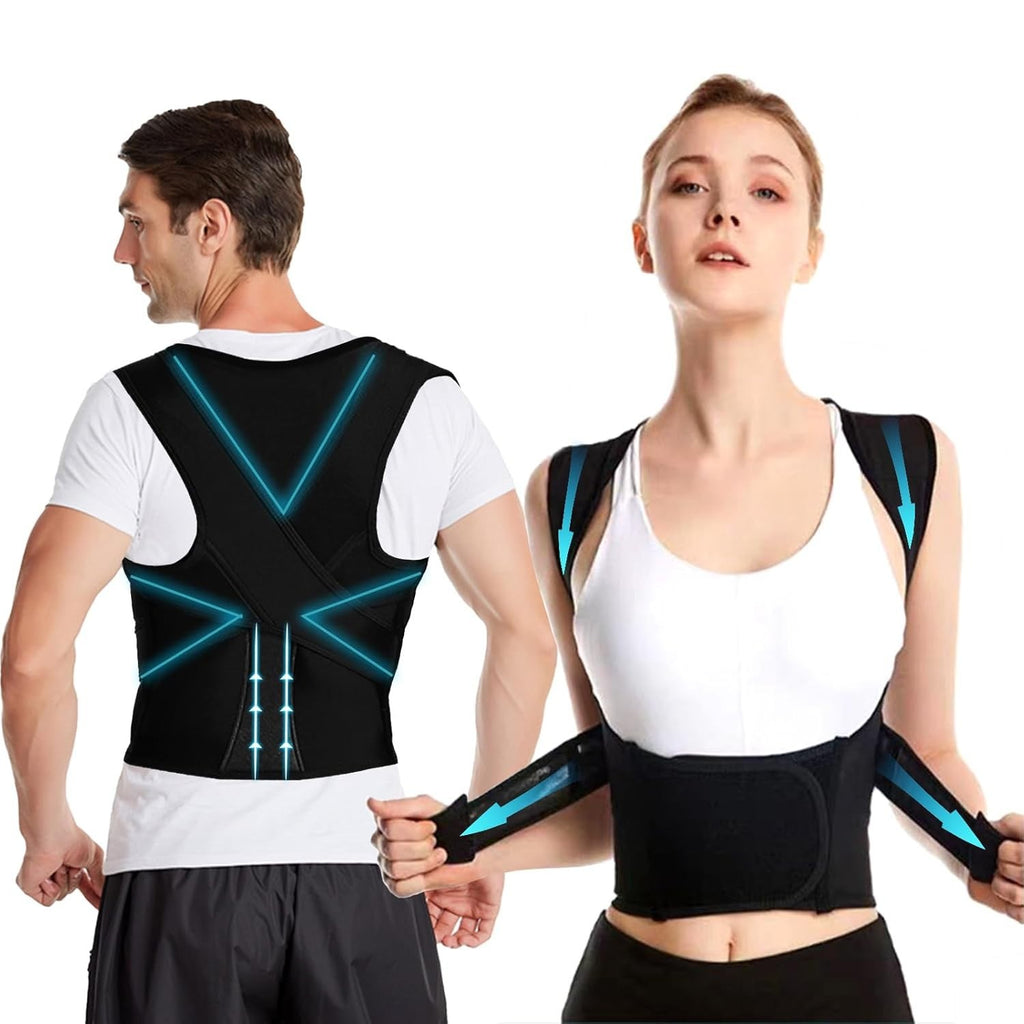 Posture Correction Men Women Back Support Posture Correction Belt XL New