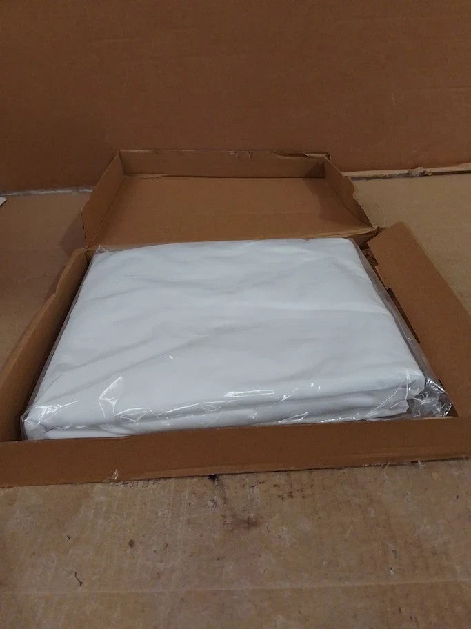 Sonive Single Fitted Sheet Brushed Polyester Deep Pocket 30cm Bedding White New
