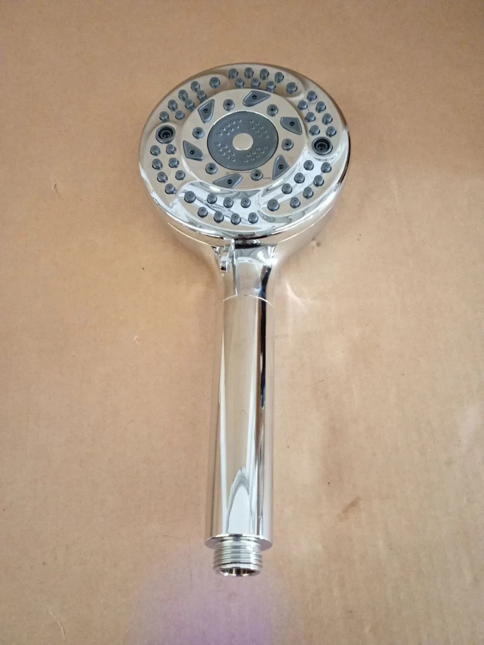 Filtered Shower Head Hose 9 Spray Setting High Pressure Chlorine Silver