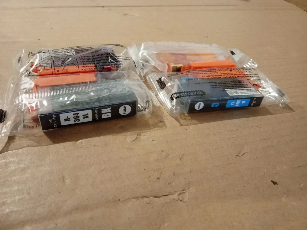 Multipack INK Cartridge HP364CP 4pc Magenta Cyan Yellow Black XL New