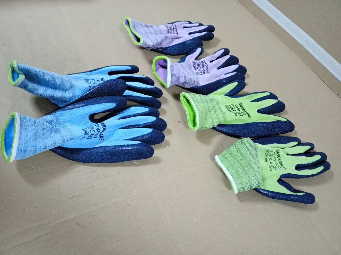 Gavorohans Grip 500 Size 8 Medium Gardening Gloves Superior Work Durable 3pc