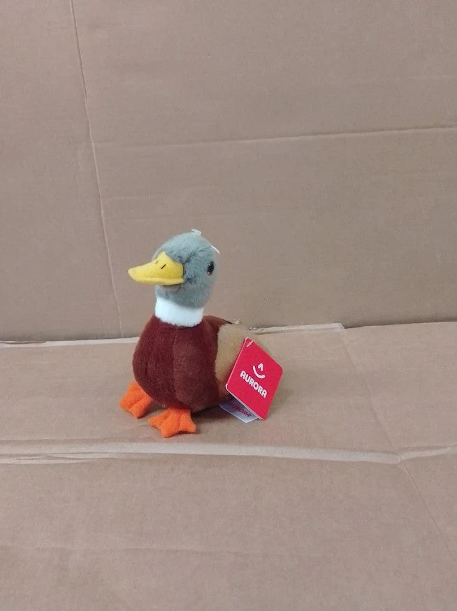 Aurora Mini Flopsies 8 Inch Mallard Duck Plush Toy Soft Animal 61005Design New