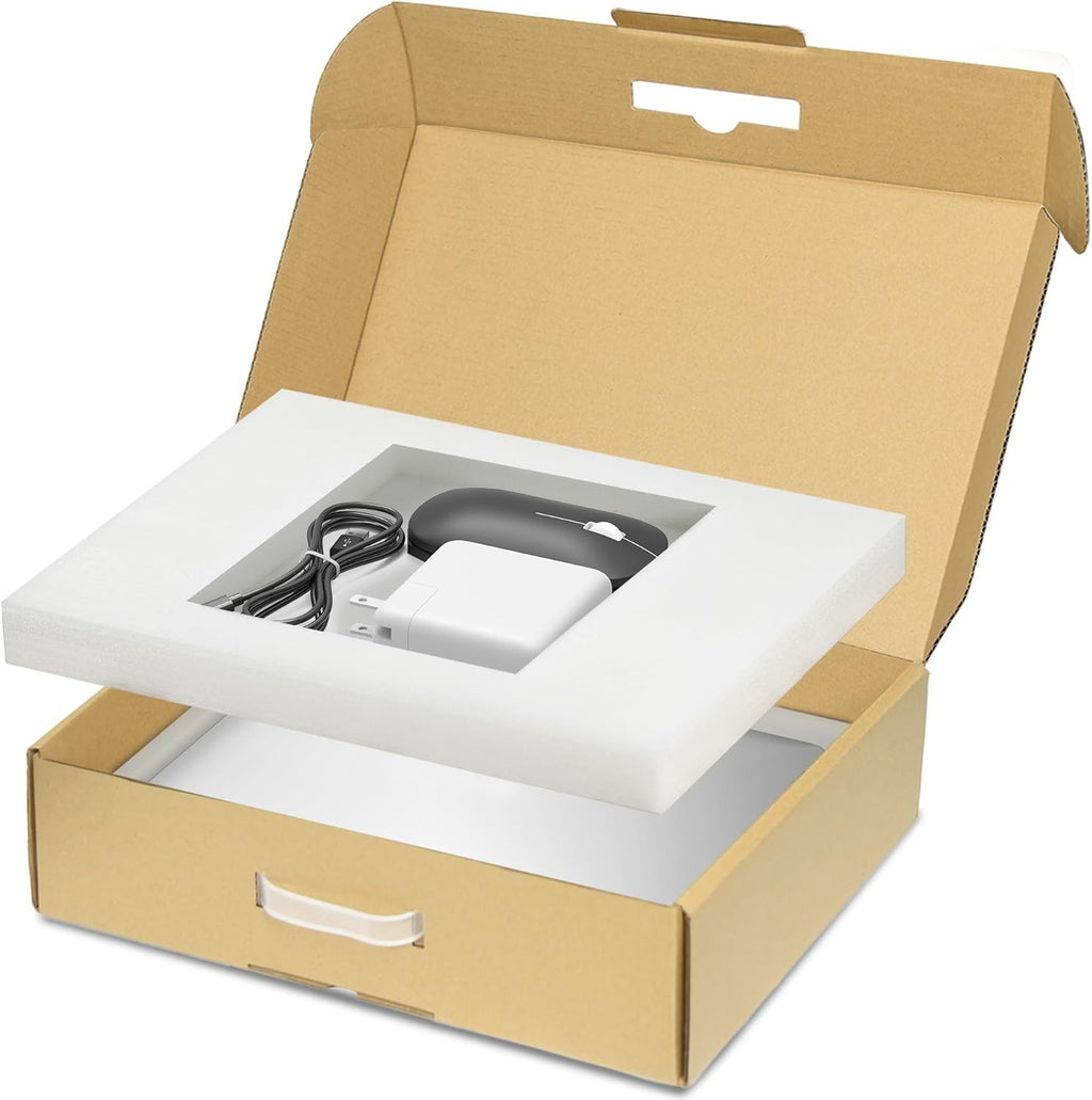 Yutrchey Laptop Shipping Box With Protection Foam Up To 17in Box Notebook New
