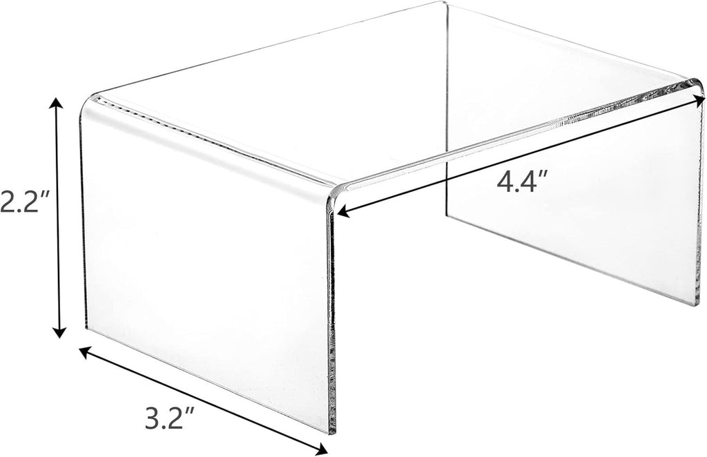 Hedume Pack Clear Acrylic Display Risers 11cmx8cmx5.6cm Stand Figures New