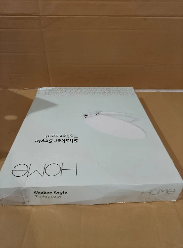 Argos Home Tongue Groove Style Toilet Seat 45x37.3x5.3cm New