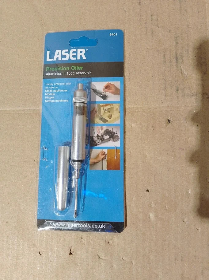Laser 3401 Precision Oiler Aluminium 15cc Reservoir New
