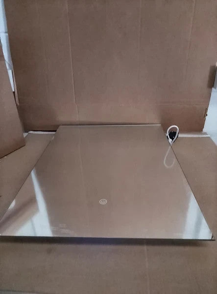 Argos Home Bathroom 5W Integrated LED Backlit Demister Touch Mirror Frameless