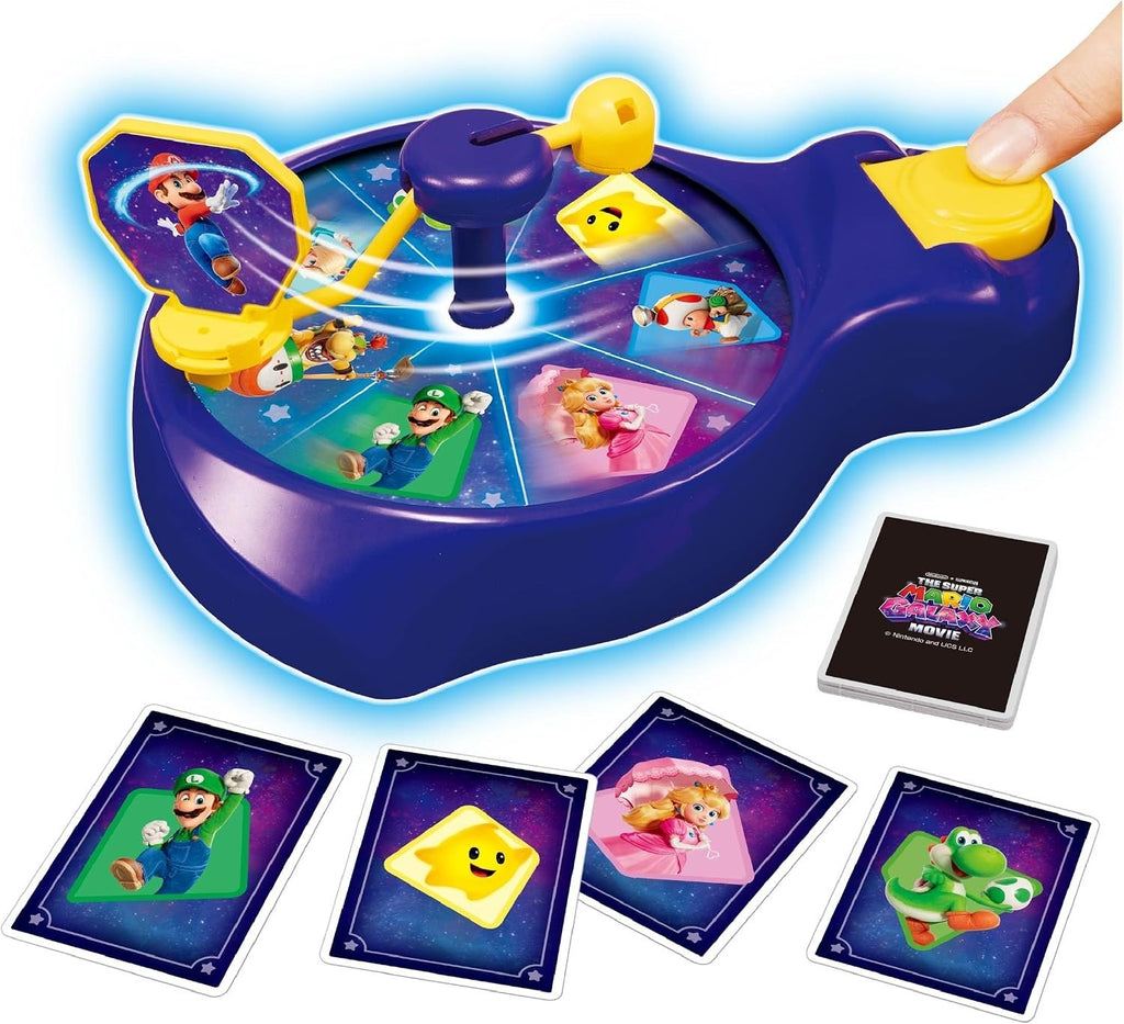 Super Mario Galaxy Movie Spin n Match Game EPOCH Party Family Design 7639 New