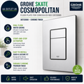 Grohe Skate Cosmopolitan Flush Plate Concealed Gd2 Cisterns Chrome 38732000