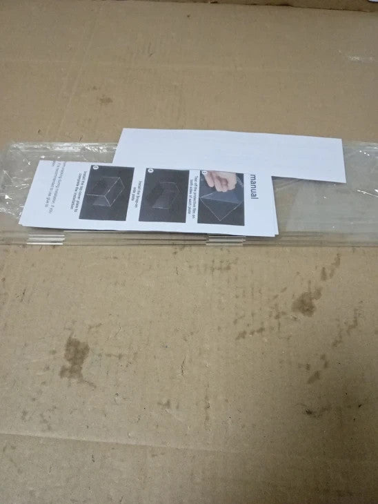 Sourcing Map Acrylic Display Plastic Box Clear Assemble Dustproof Showcase New