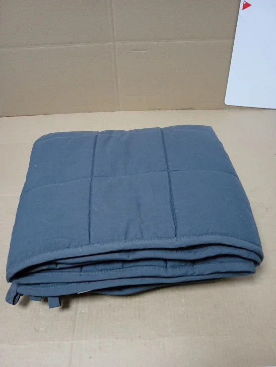 Good Nite Weighted Blanket Adult Heavy Blanket Improved Sleep Grey New