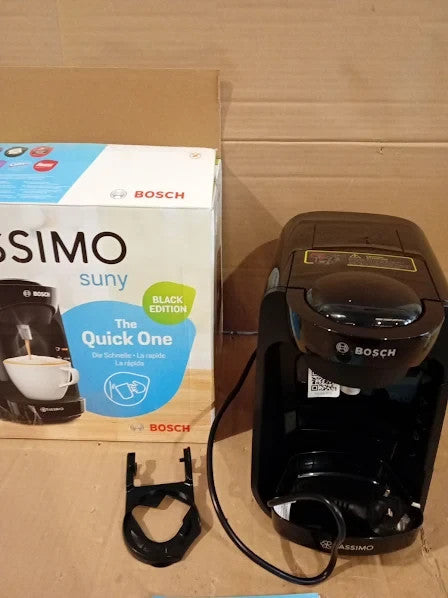 Tassimo Bosch Suny Special Edition Coffee Machine 1300W Black 6.6x12x9.9cm New