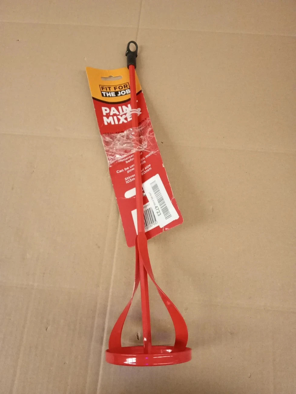 Fit For The Job 16in 400mm Drill Paddle Mixer Stirrer Fast Effective Mixing