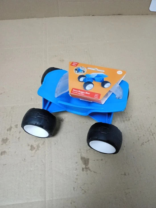 Hape Dune Buggy Kids Push Pull Sand Toy Beach Buggy Car Toddlers Blue New