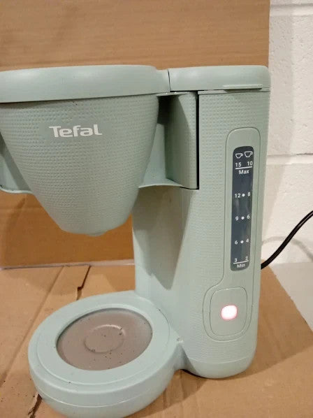 Tefal 1000W Filter Maker Eucalyptus 1.25L Permanent Reusable 26.9x19.7x32.8cm