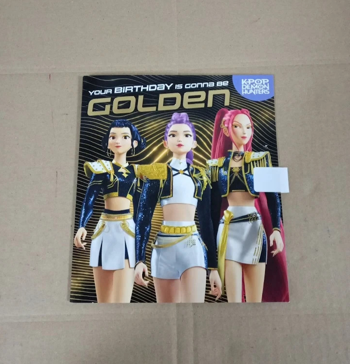 KPOP Birthday Card Is Gonna Be Golden Greeting Official Licensed Product New