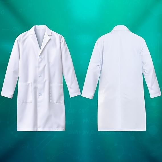 Unglinga Lab Coat Kids Boys Girls Children Doctor Scientist Costume Small New