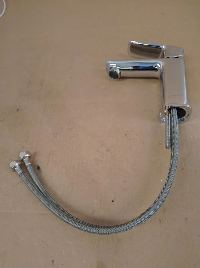 Grohe Dice Single Lever Basin Mixer Tap Pop Open Waste Set Chrome 1018570000