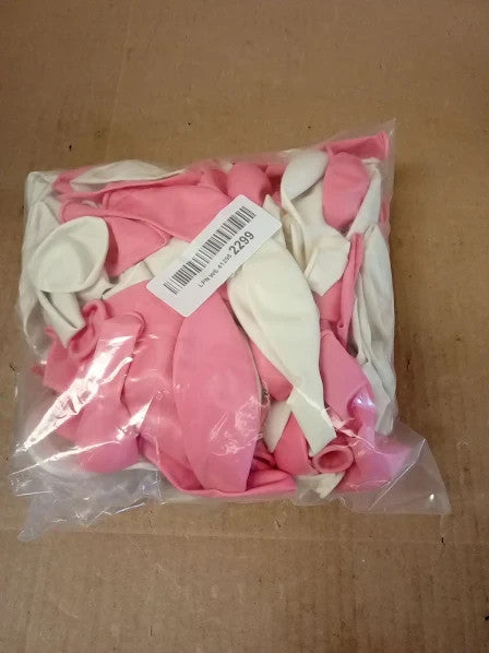 Teselife Pink White Balloons 119pcs Pastel Macaron Baby Gender Reveal Bridal New