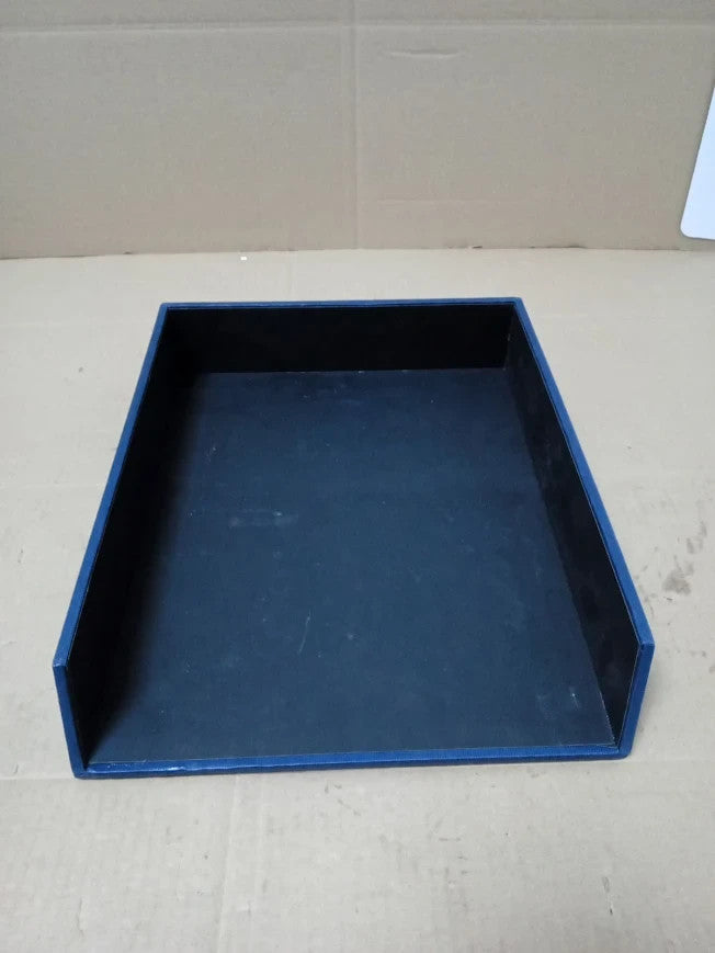 Rossler Soho Stackable Filing Tray For A4 Blue Rectangular