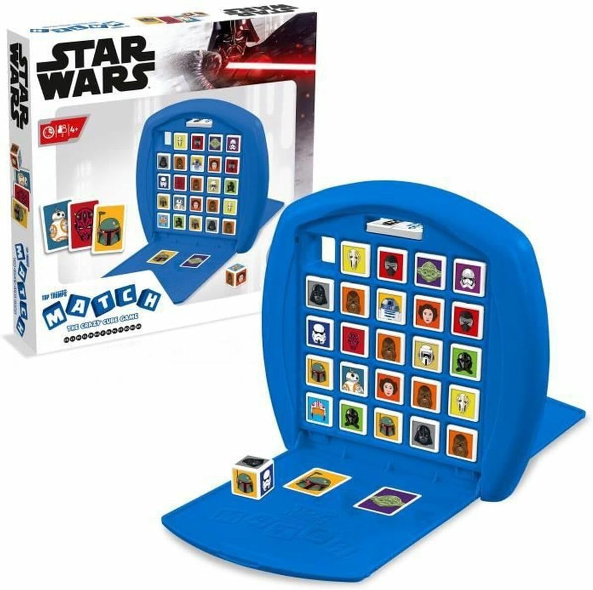 Top Trumps Match Star Wars The Crazy Cube Game Play 15 Fav Characters 4+ New