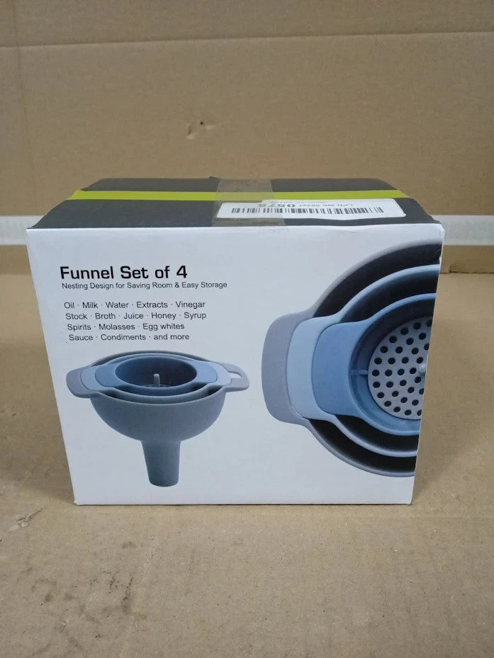 BPA Free Food Grade Funnels Bottles Liquid Powder Kitchen Plastic Design New