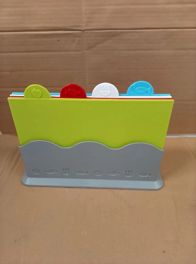 Argos Home Plastic Chopping Boards Set 4 Pieces Kitchen Food Prep Design New