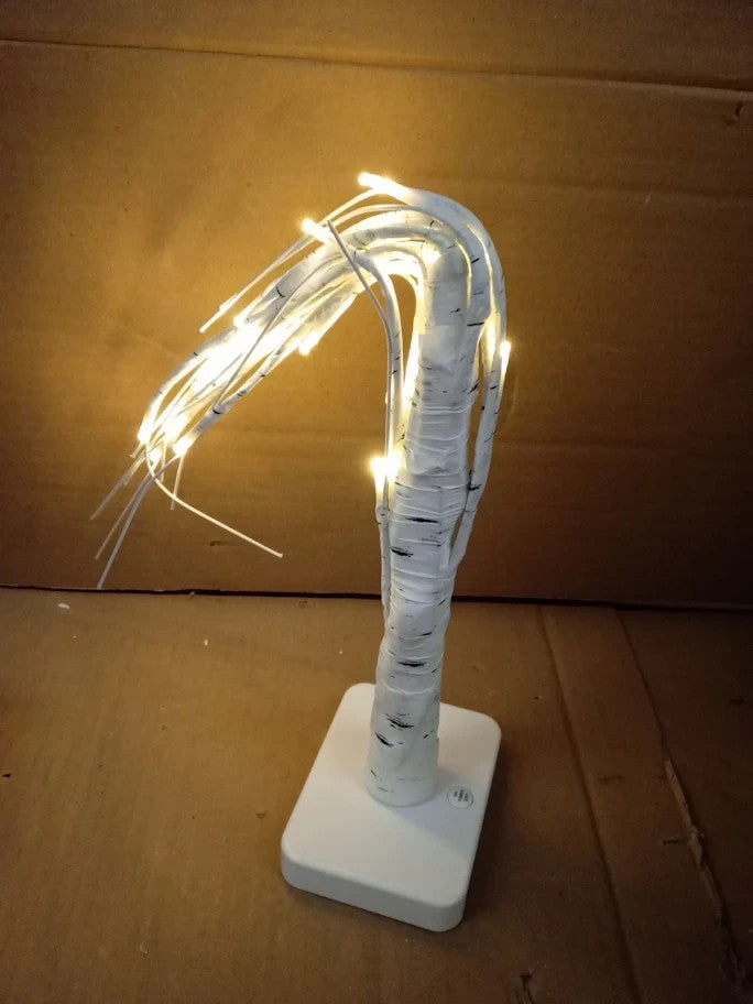 Vanthylit Birch Tree With Led Lights White Christmas Decorations 8.5x11x55cm New