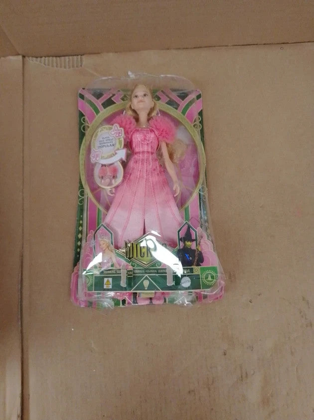 Mattel Wicked Singing Glinda Fashion Doll Accessories Posable From Movie 4+ New