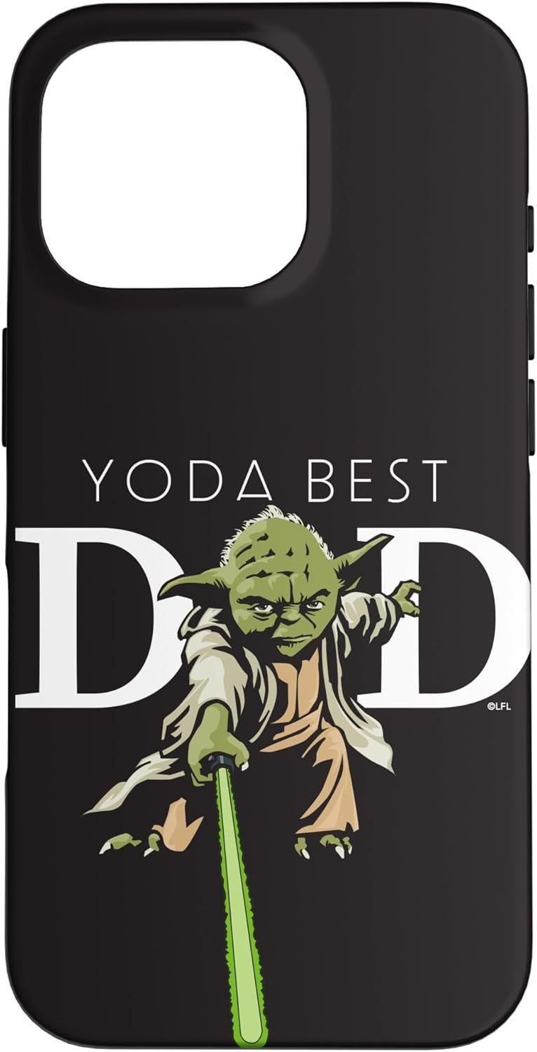 iPhone 16 Pro Star Wars Yoda Dad Lightsaber Father’s Day Gift Phone Case New