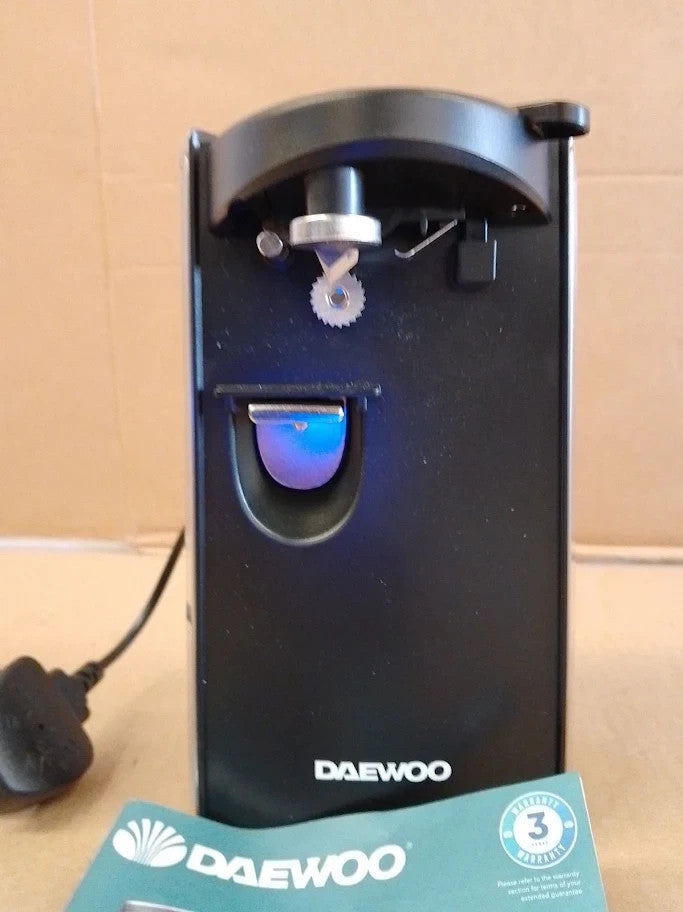 Daewoo Electric Tin Can Opener SDA2313 Multifunction Knife Sharpener Bottle Open