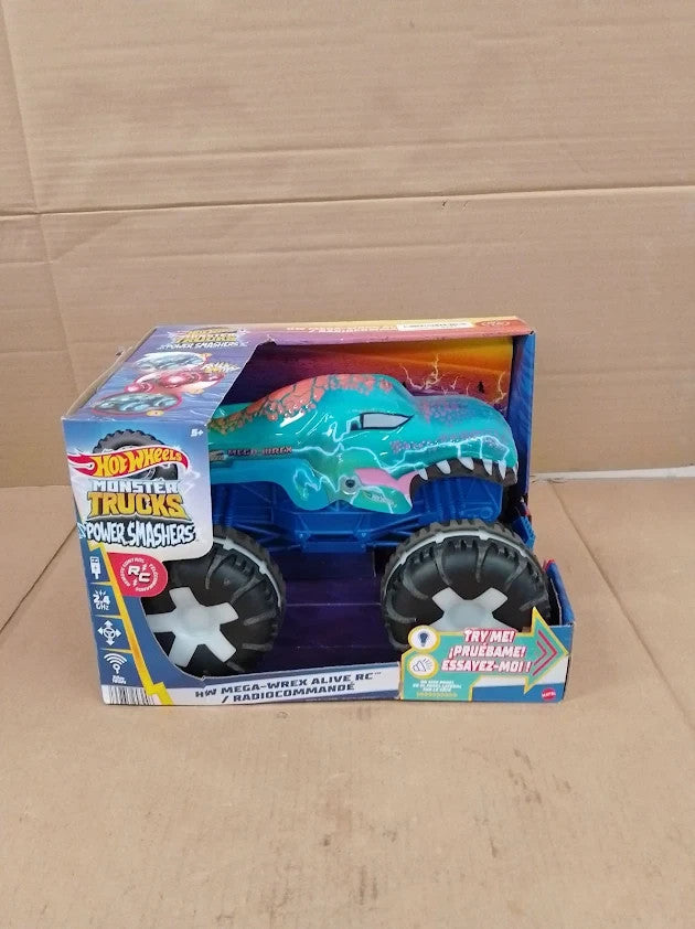 Hot Wheels Monster Trucks Remote Control Car 1:15 Scale Mega Wrex Alive 5+ Used