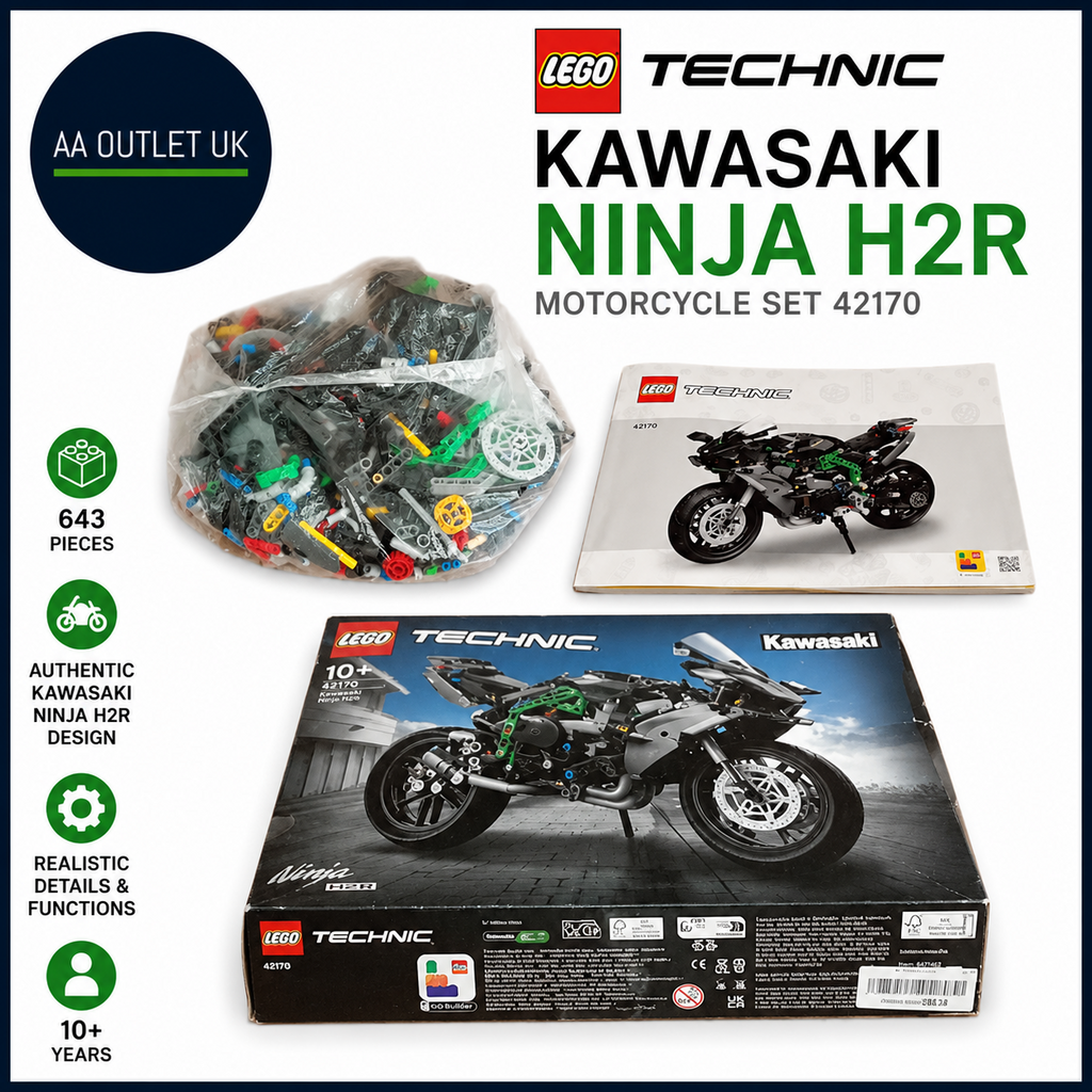 LEGO Technic Kawasaki Ninja H2R Motorcycle Set 42170 Building Toy Design