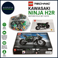 LEGO Technic Kawasaki Ninja H2R Motorcycle Set 42170 Building Toy Design