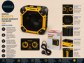 Dimplex RUG3TS 3kW Fan Heater Cooling Workshop Black Yellow Design Heavy Duty